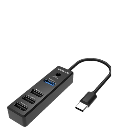 Xssive 4in1 USB to Type-C HUB3