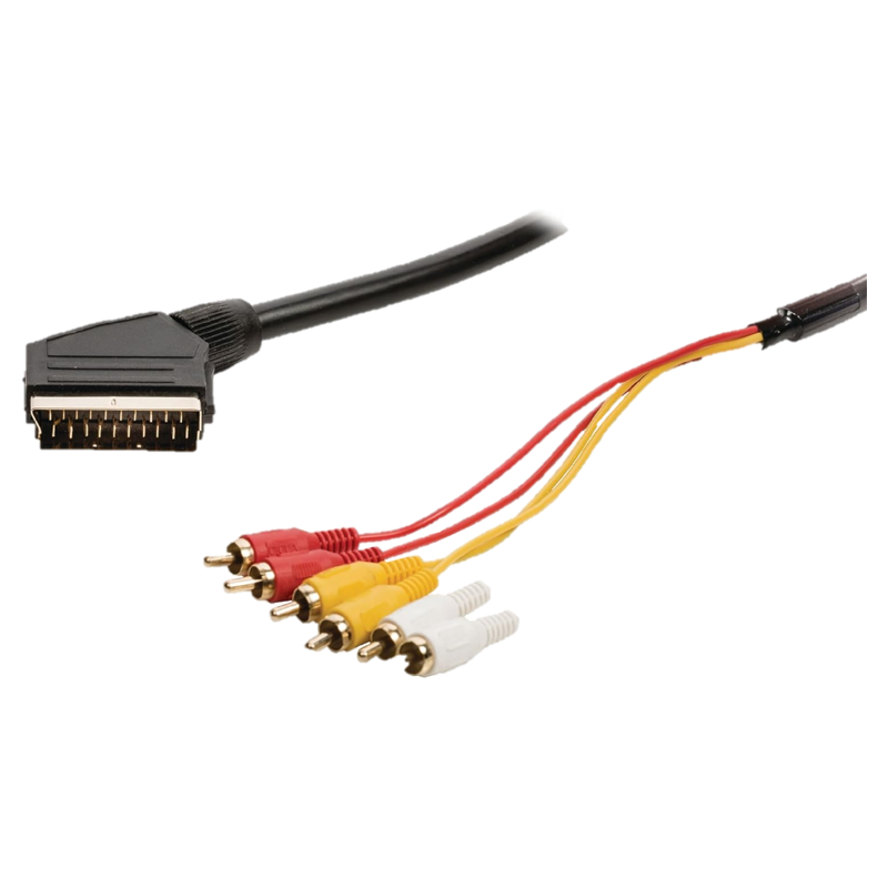 Valueline SCART Male to 6x RCA Male Cable