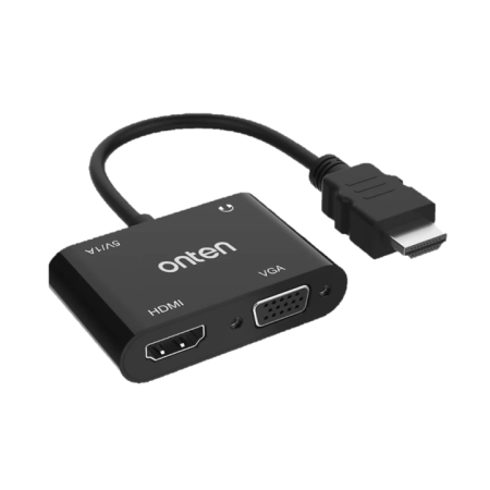 Onten HDMI To HDMI+VGA Converter With Audio OTN-5165HV